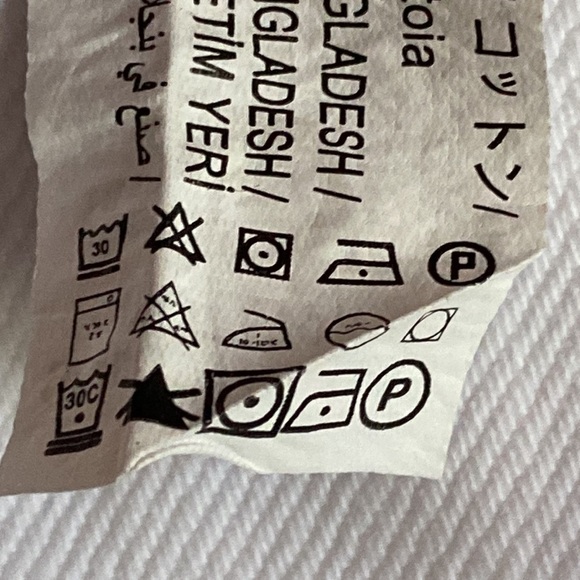 NWT. Zara White Straight-Leg Mid-Waist Full Length Jeans. Size 8. - Picture 12 of 12